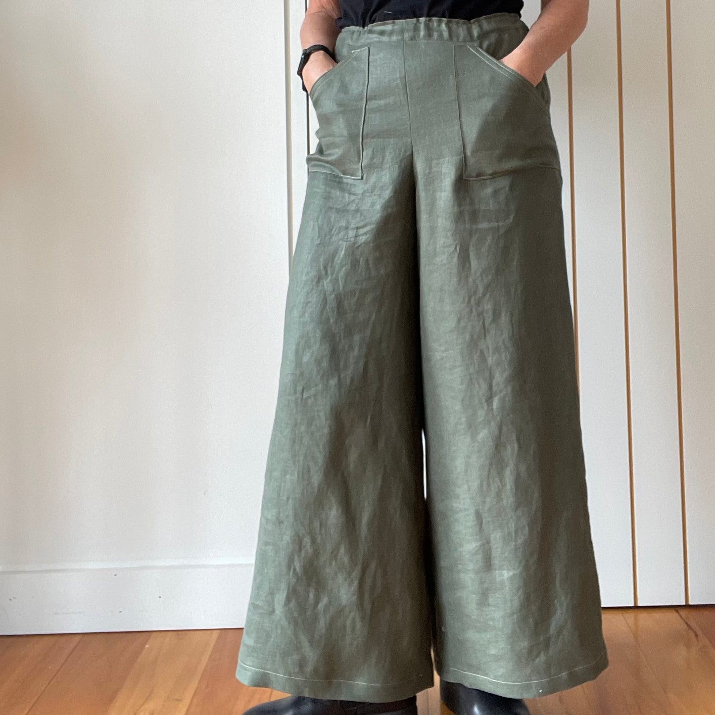 Linen Pants - Pine