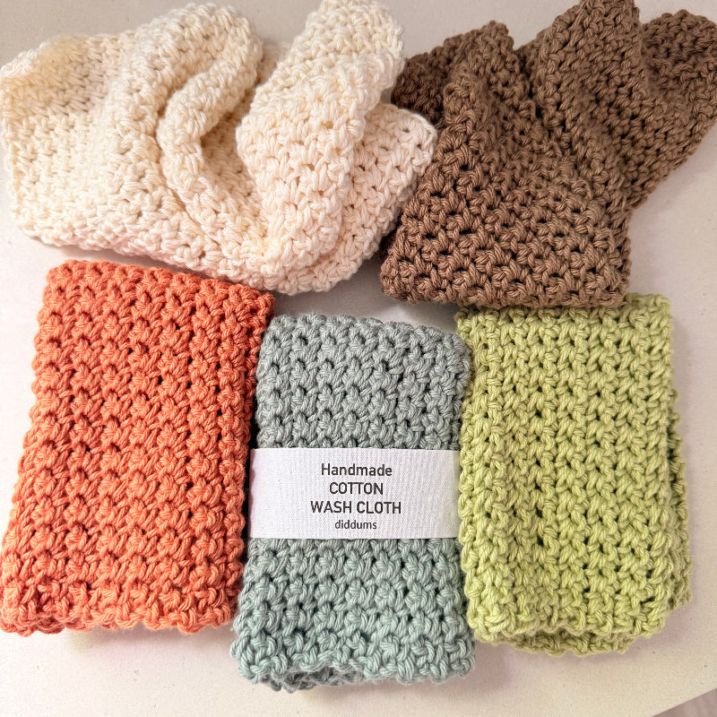 100% Cotton Washcloth Group