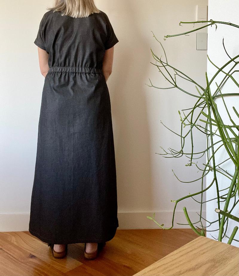 Black Chambray Dress