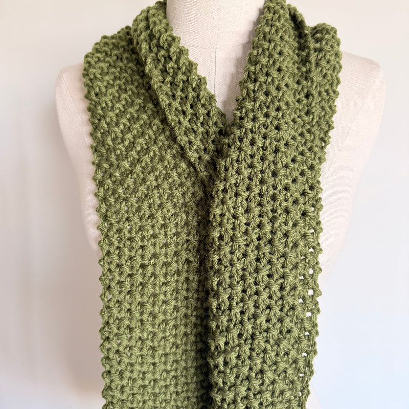 Hand Knitted Extra Long Scarf 