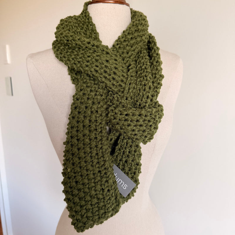 Hand Knitted Extra Long Scarf 