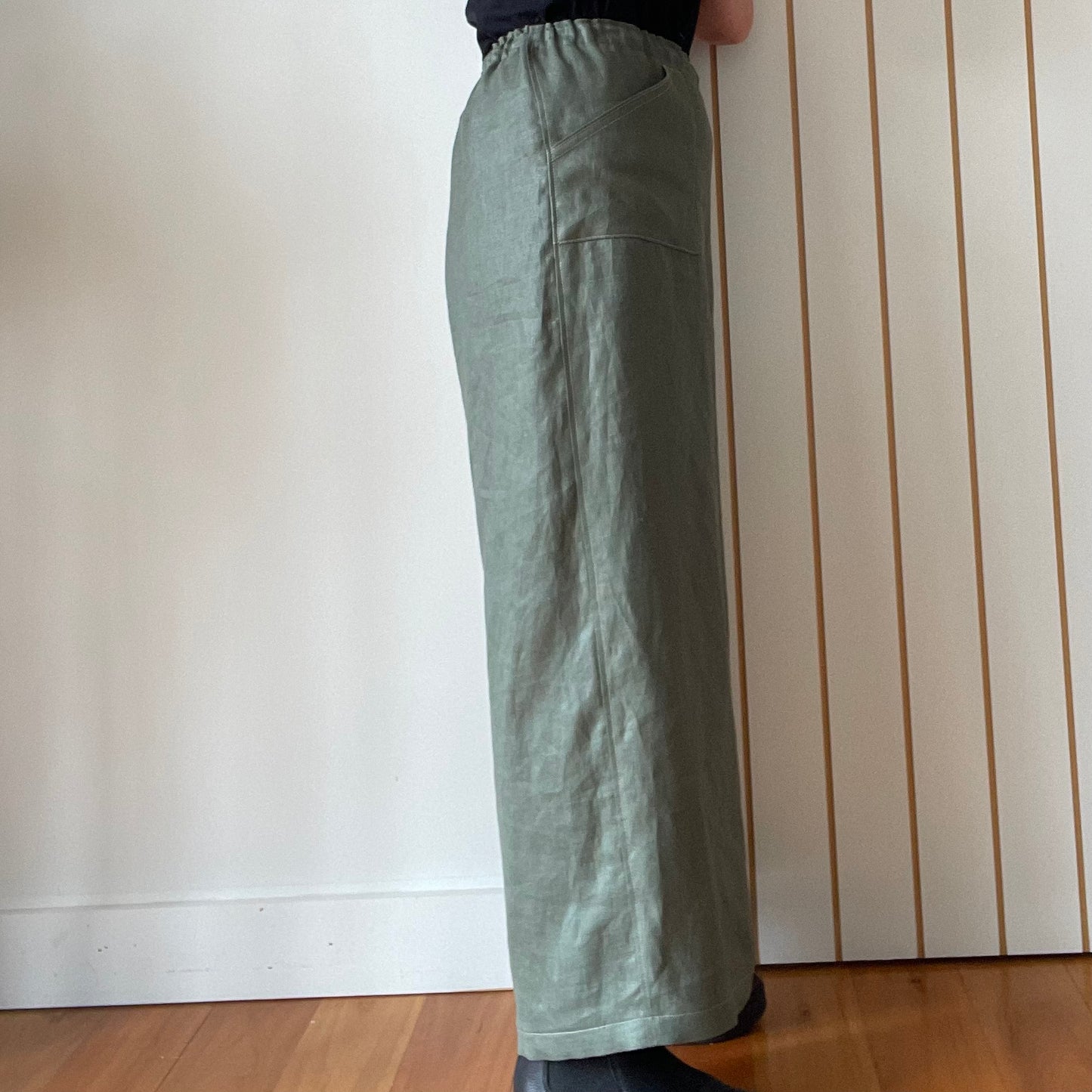 Linen Pants - Pine