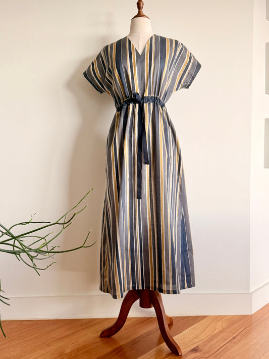 Striped Day Dress Front View